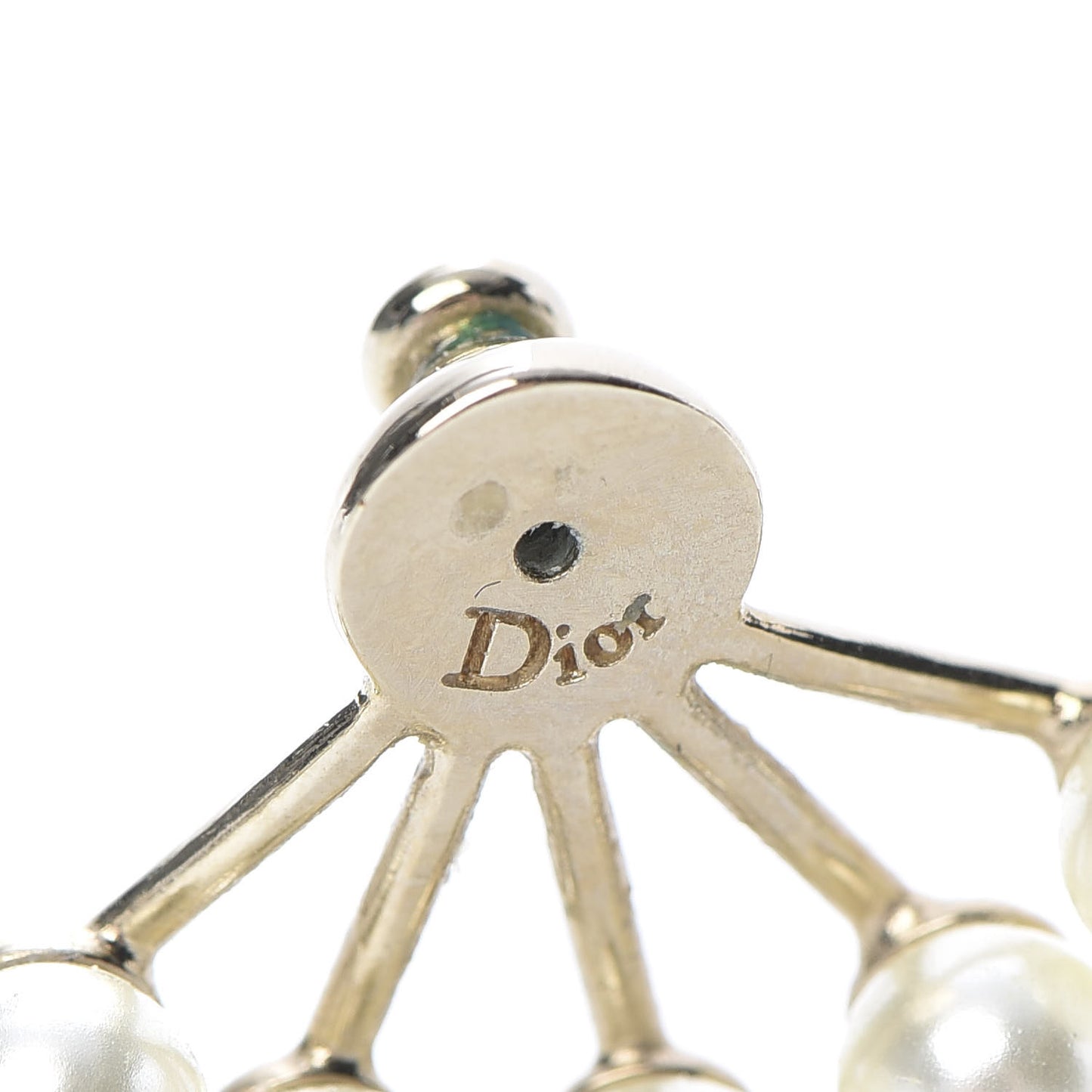 Pearl Petit CD Earrings Gold
