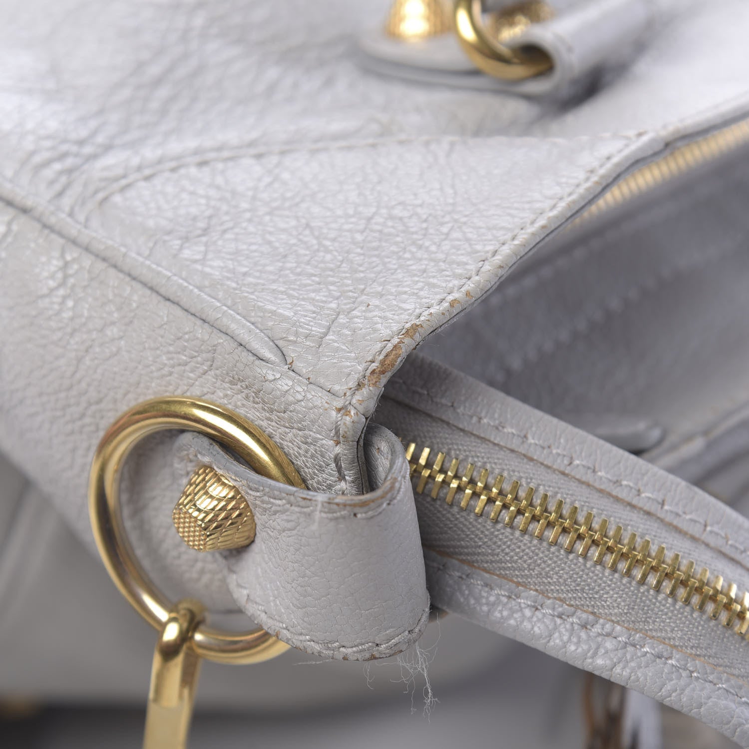 Balenciaga Chevre Giant 12 Gold Hardware Hamilton Velo Gris Ciment 9 of 33