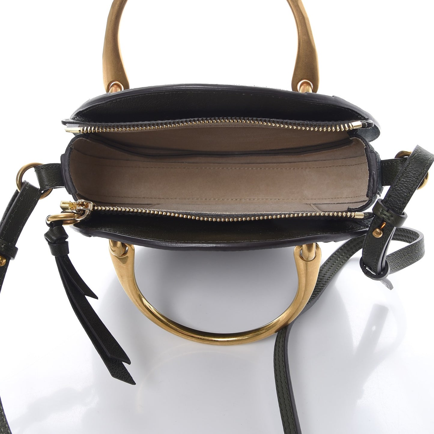 Calfskin Suede Small Pixie Bag Intense Green