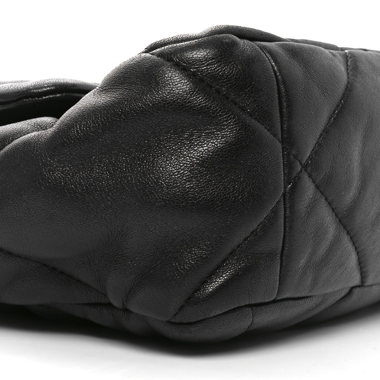 Lambskin Quilted Large Chanel 19 Flap Black