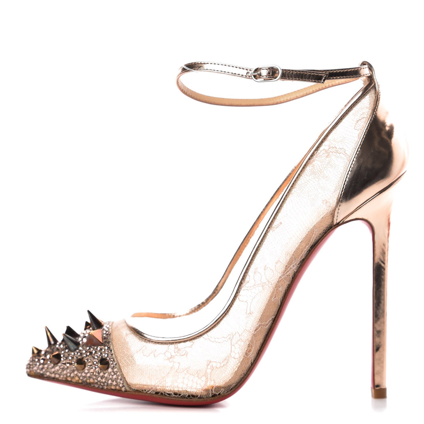 Lace Chantilly Potpourri Picks And Co 120 Pumps 36.5 Nude