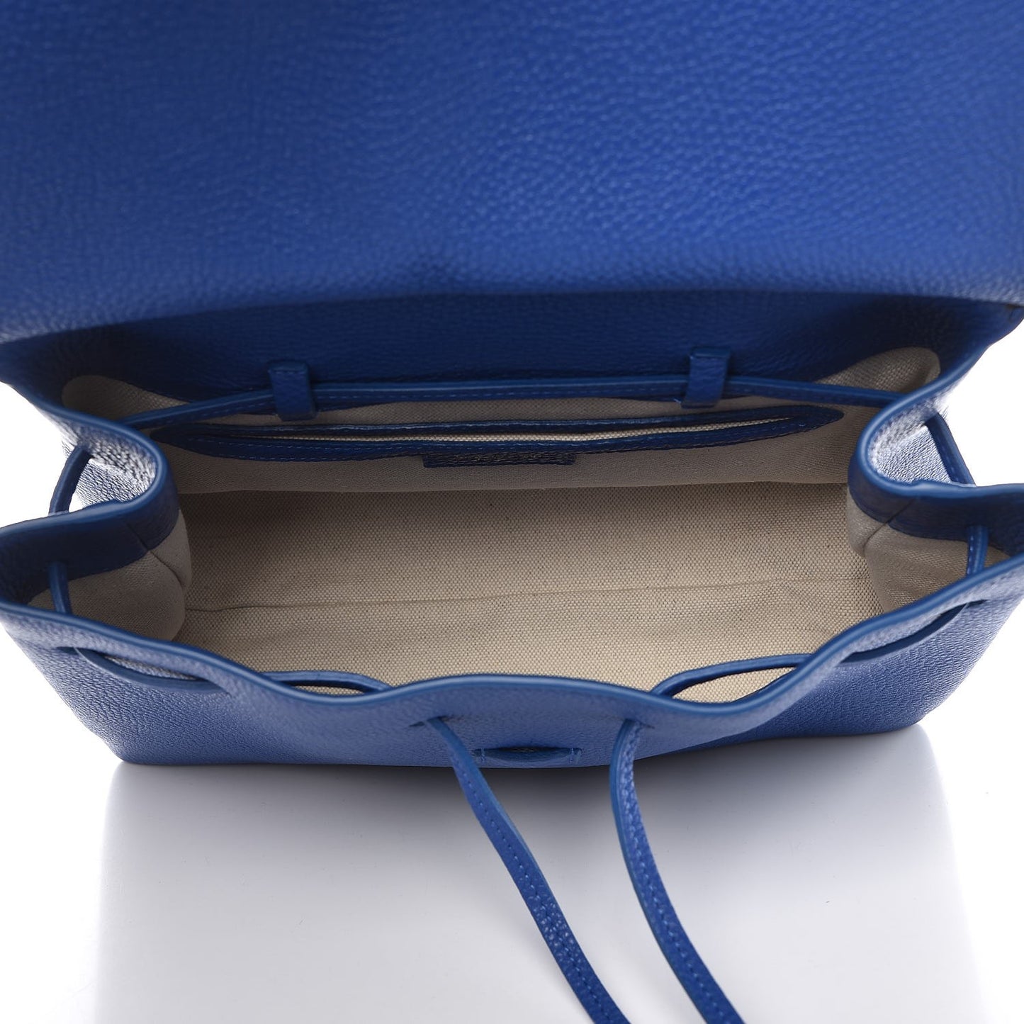 Tumbled Calfskin Lady Bag Royal