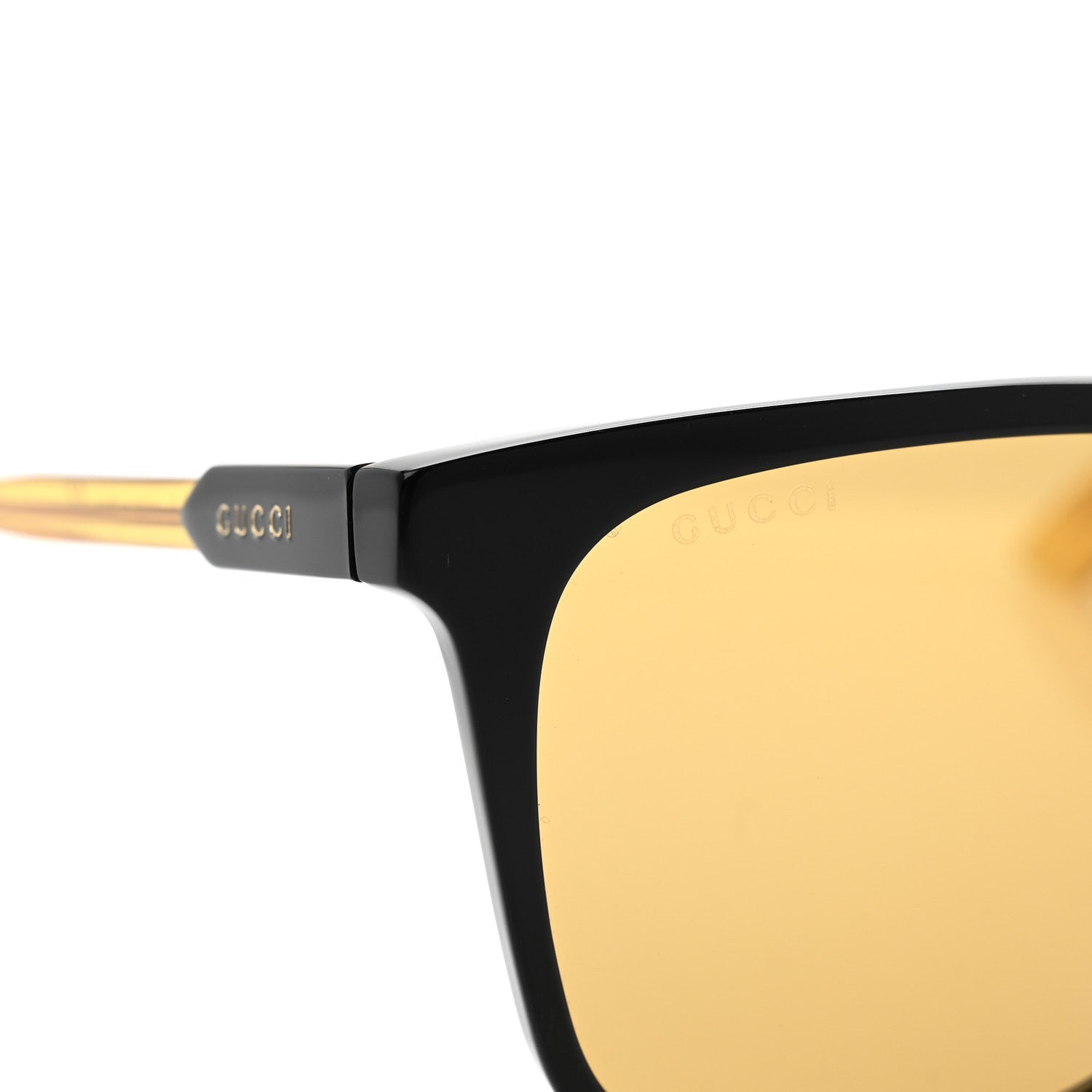Gucci Acetate Frame Sunglasses GG0495SA Yellow Black 8 of 8
