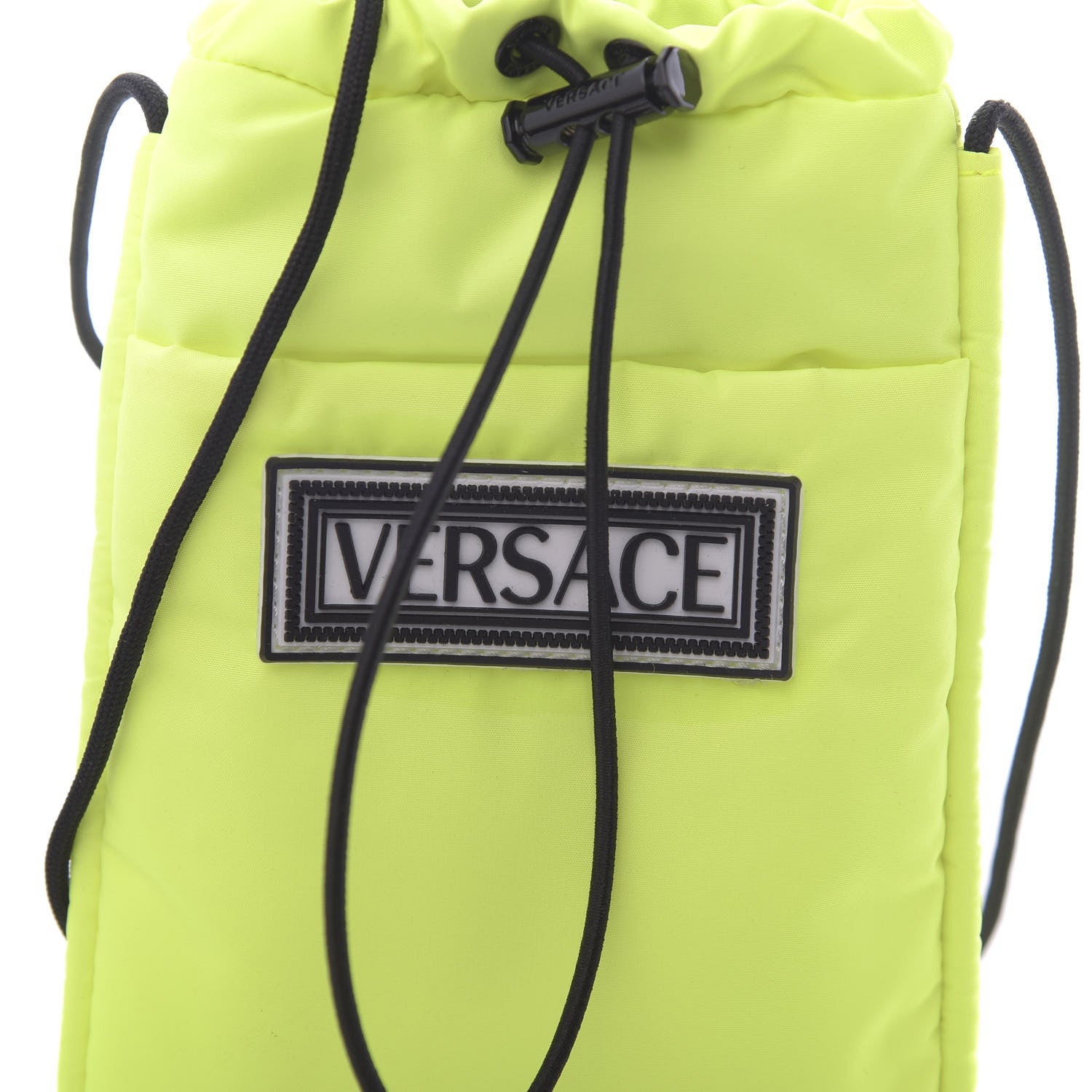 Versace Nylon 90s Logo Lanyard Wallet Green 9 of 9