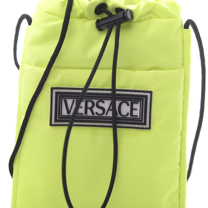 Versace Nylon 90s Logo Lanyard Wallet Green 9 of 9