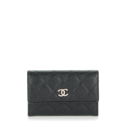 Chanel Caviar Quilted Flap Card Holder Black 1 of 8
