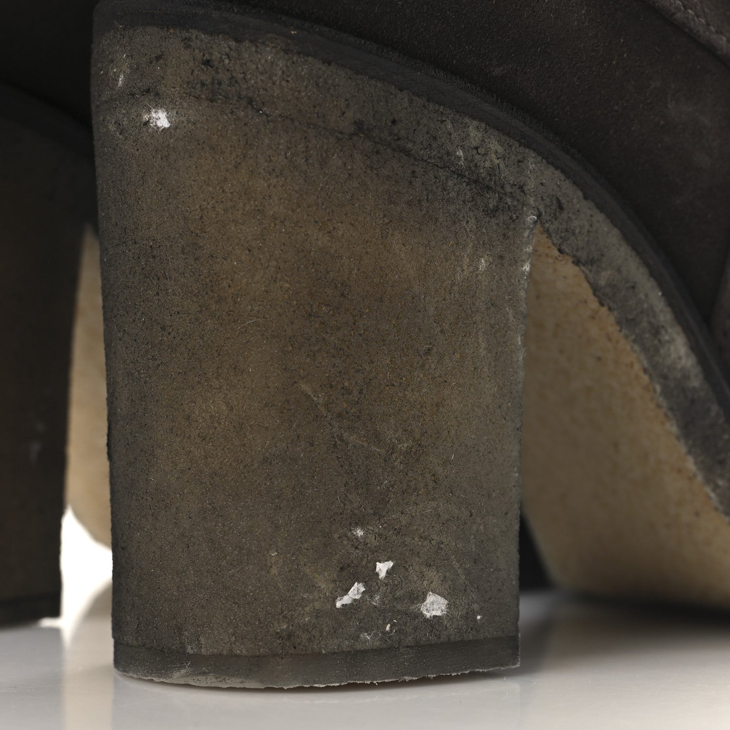 Chanel Suede CC Turnlock Ankle Boots 37.5 Brown 10 of 11