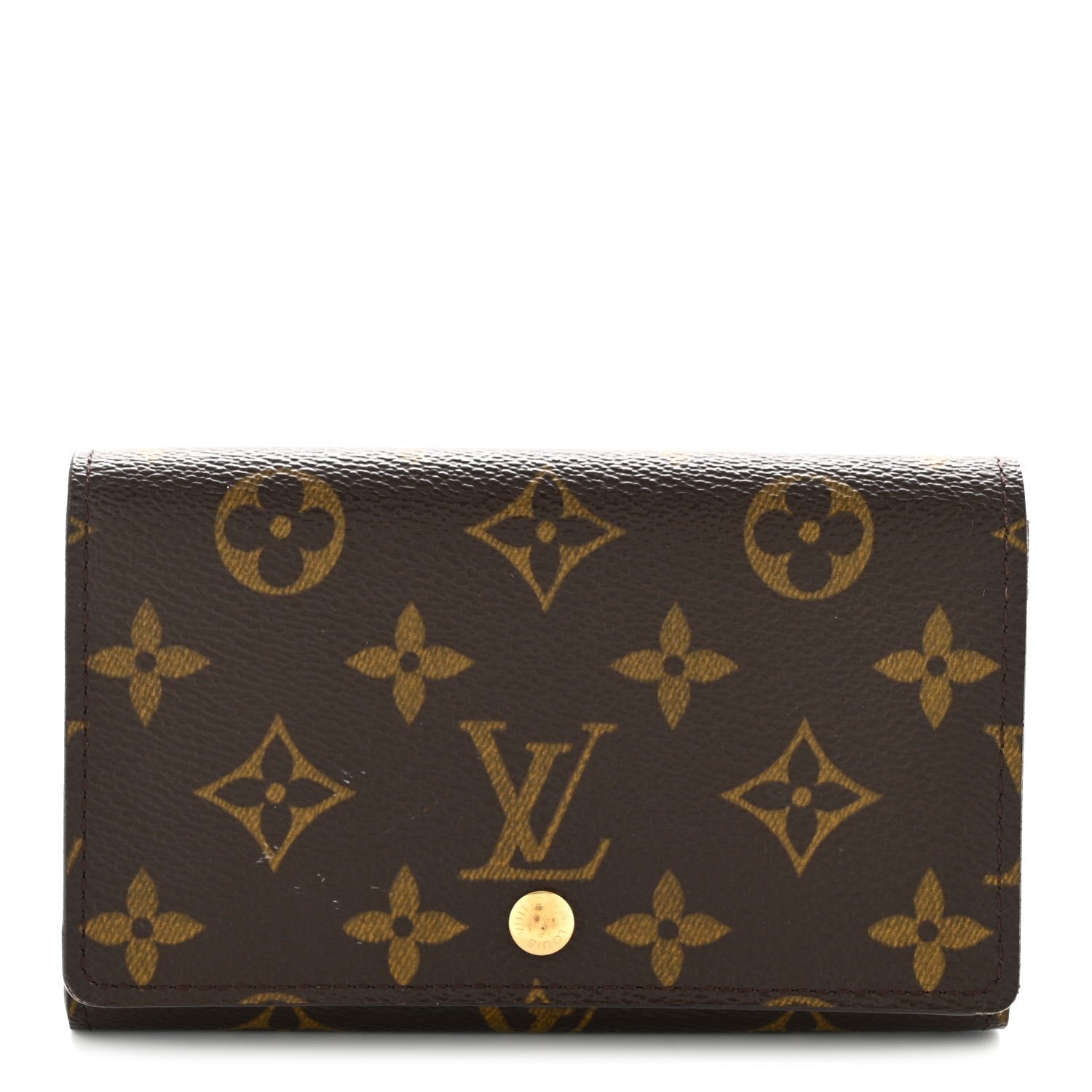 Louis Vuitton Monogram Porte-Monnaie Tresor Wallet 1 of 10