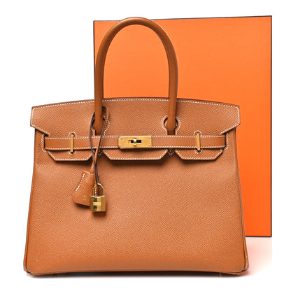 Hermes Epsom Birkin 30 Gold 18 of 18