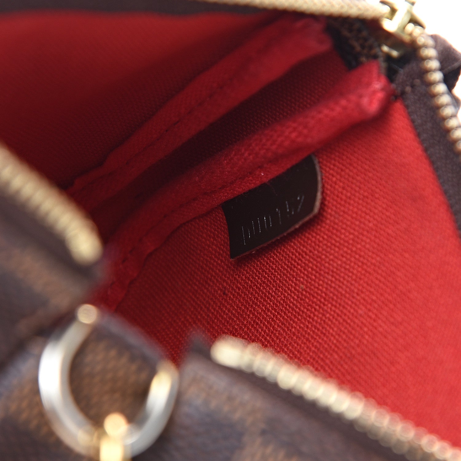 Louis Vuitton Damier Ebene Mini Pochette Accessories 5 of 9