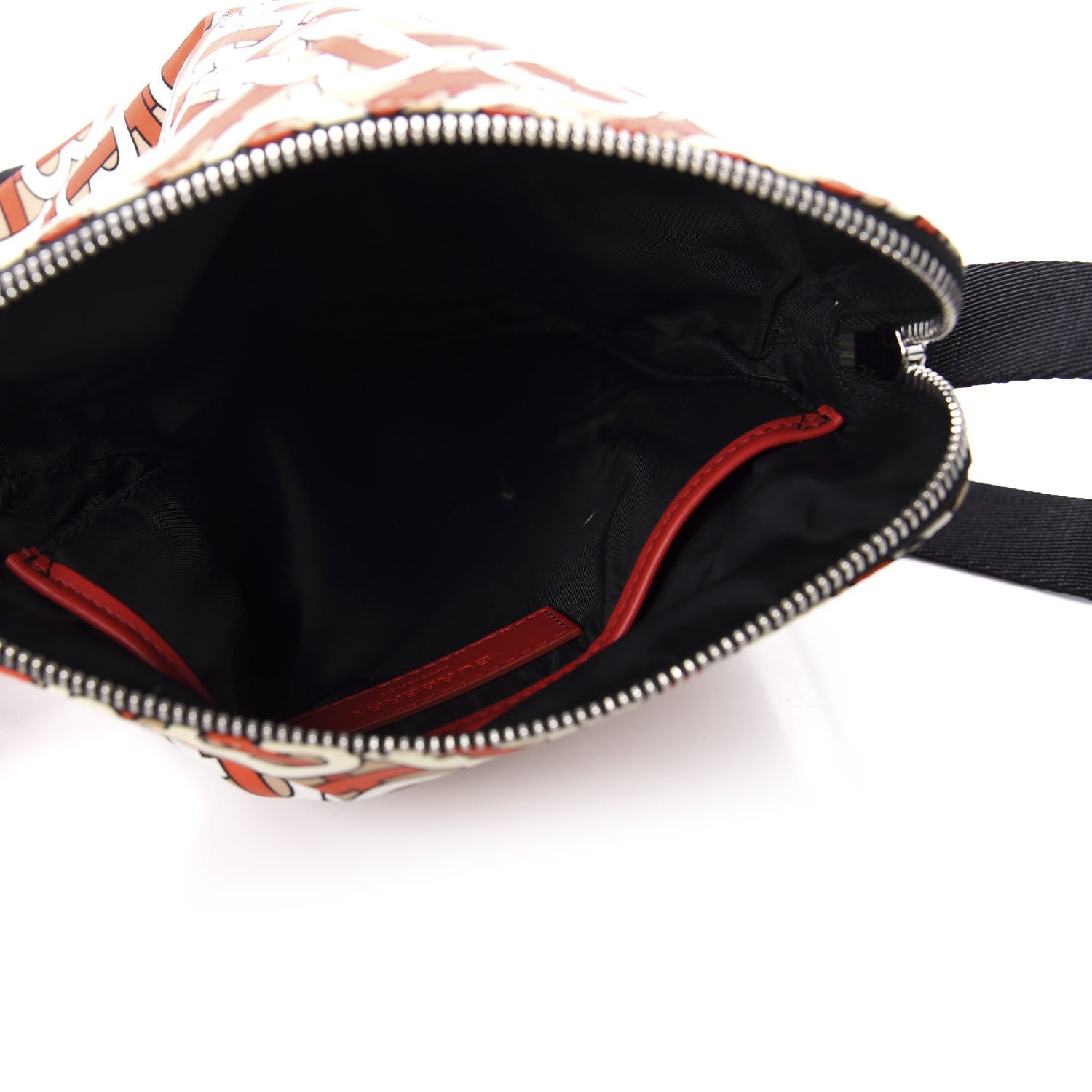 Burberry Nylon Monogram Crossbody Vermillion 5 of 12