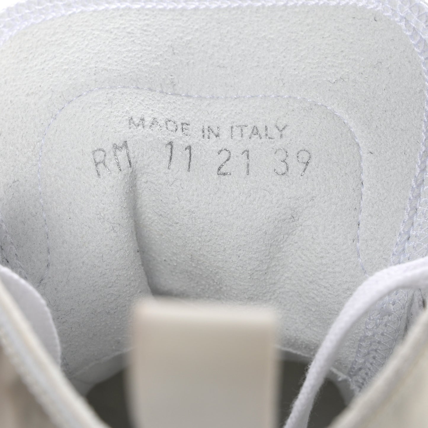 Technical Canvas Oblique Mens B23 High Top Sneakers 39 White Black