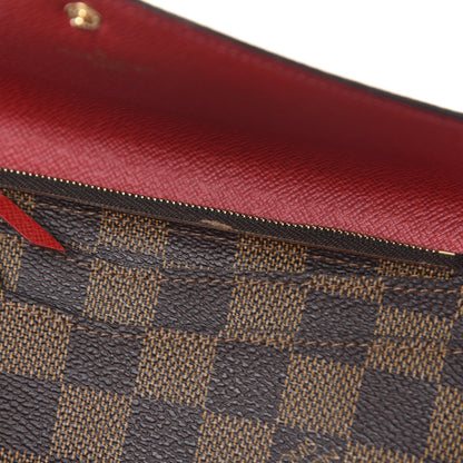Louis Vuitton Damier Ebene Josephine Wallet Red 10 of 11