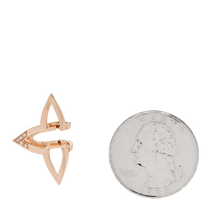 Louis Vuitton 18K Pink Gold Diamond Ombre Blossom Ear Cuff 2 of 4
