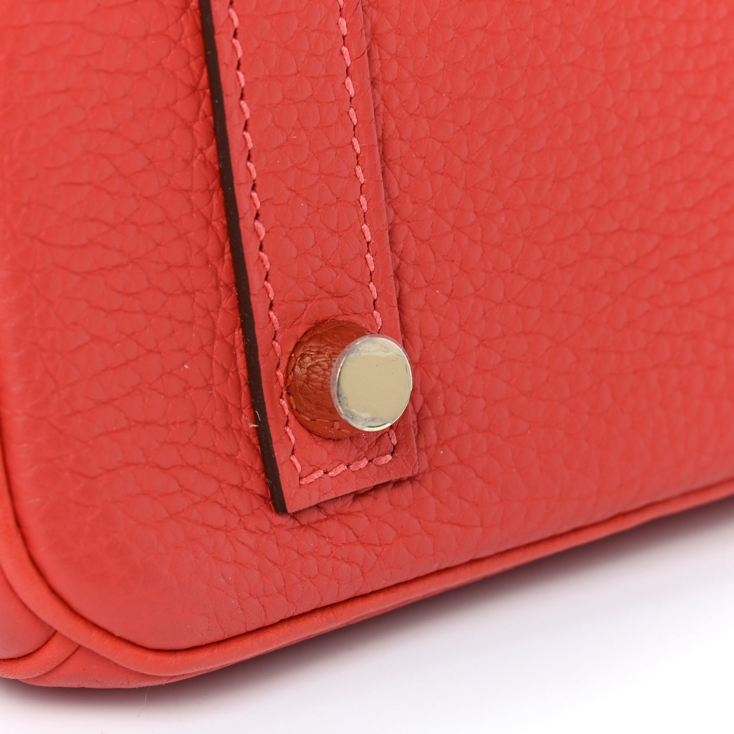 Togo Birkin 30 Rouge Pivoine