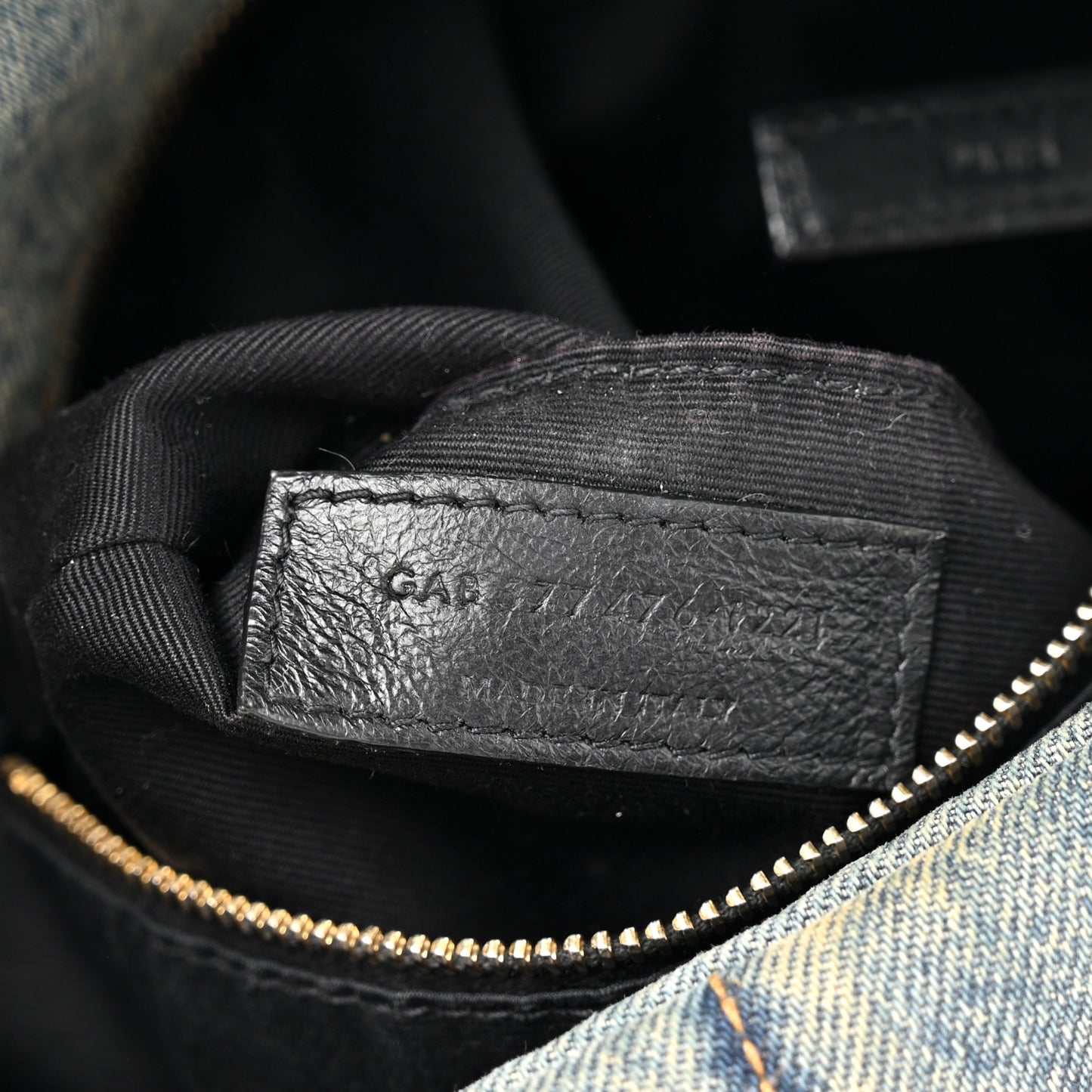 Denim Quilted Small Loulou Puffer Monogram Chain Satchel Blue Cinnamon