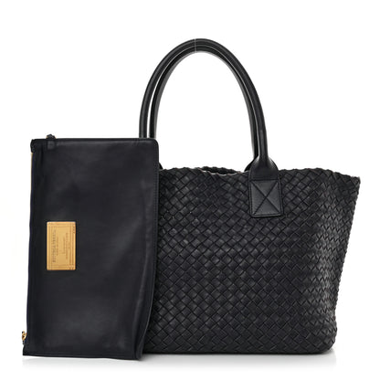 Bottega Veneta Nappa Intrecciato Small Cabat Dark Purple 2 of 11