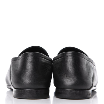 Gucci Lambskin Womens Brixton Horsebit Loafers 34.5 Black 6 of 20