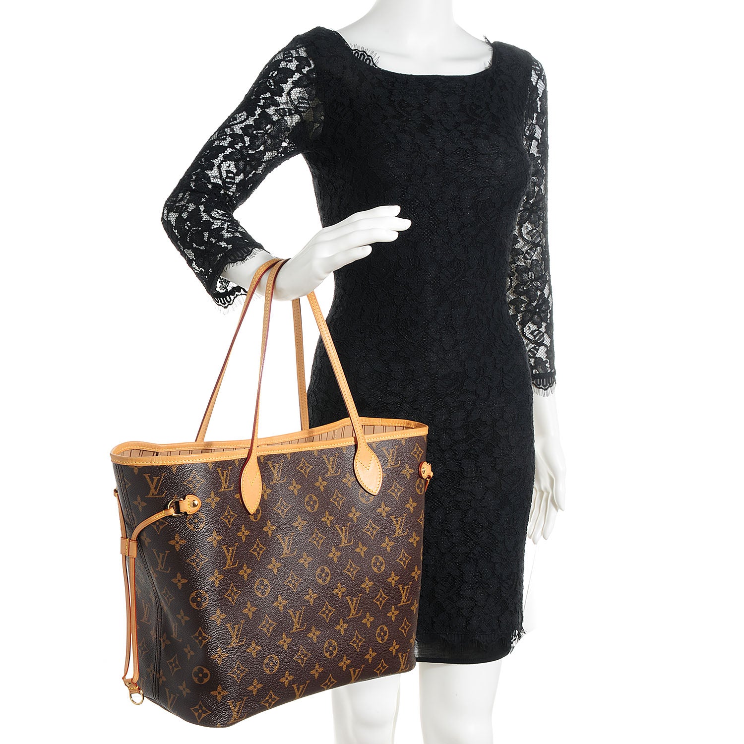 Louis Vuitton Monogram Neverfull MM 2 of 7