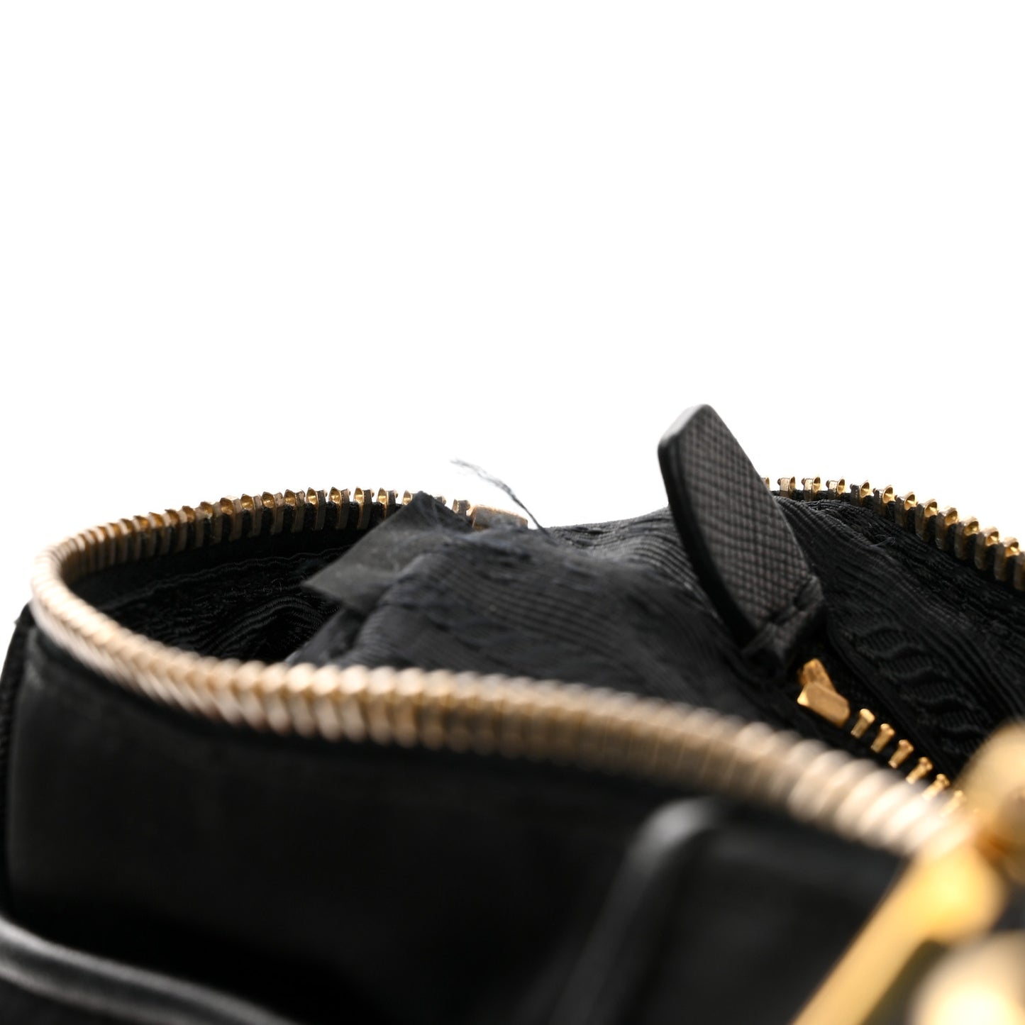 Tessuto Nylon Saffiano Crossbody Bag Black