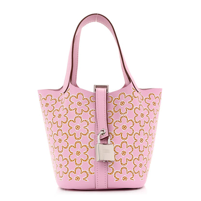 Hermes Swift Micro Lucky Daisy Picotin Lock Mauve Sylvestre 1 of 11