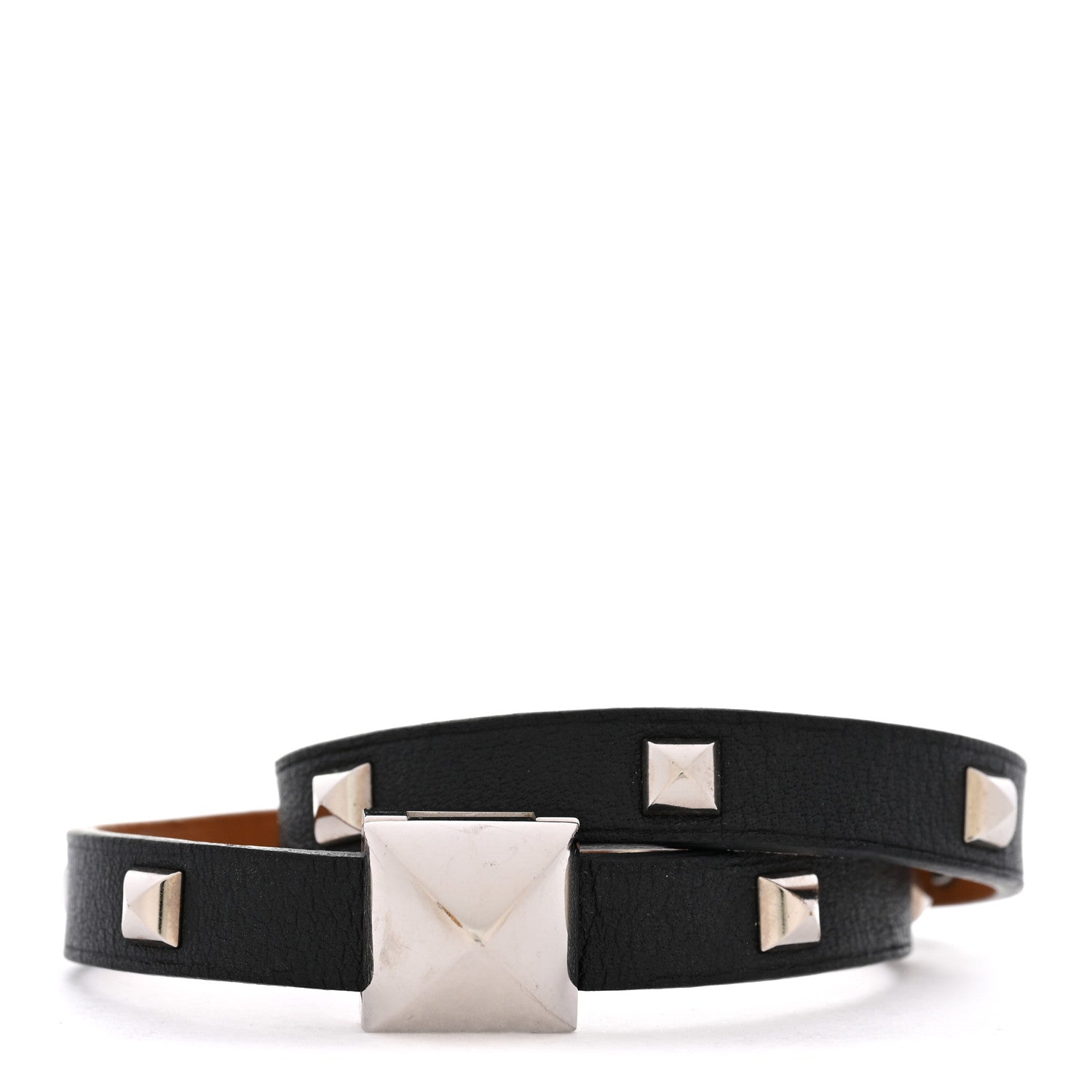 Hermes Swift Medor Infini Cloute Double Tour Bracelet T2 Black 1 of 6