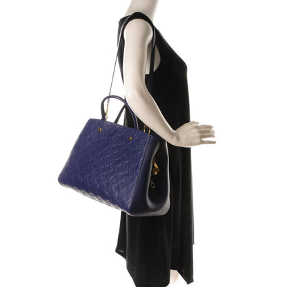 Louis Vuitton Empreinte Montaigne GM Iris 2 of 8