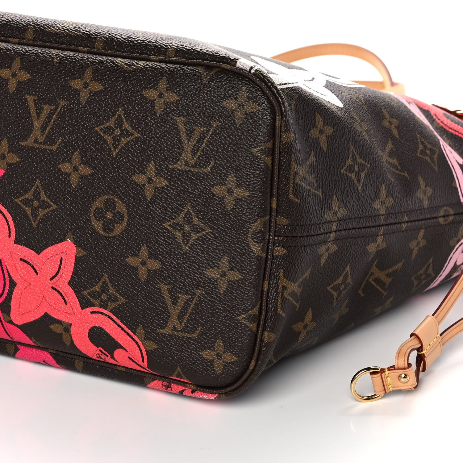 Louis Vuitton Monogram Bay Neverfull MM Rose Ballerine Poppy 12 of 13