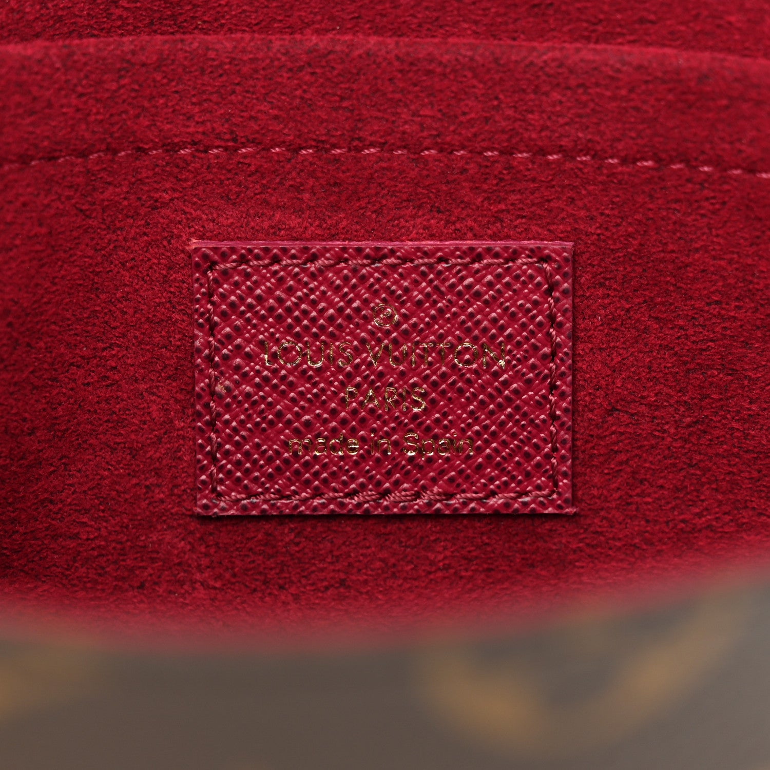 Louis Vuitton Monogram Pochette Felicie Chain Wallet Fuchsia 7 of 17