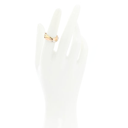 Cartier 18K Pink Yellow White Gold Classic Trinity Ring 52 6 2 of 6