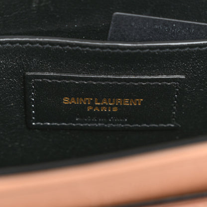 Saint Laurent Calfskin Hair Leopard Print Small Solferino Satchel Dust White 6 of 9