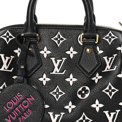 Louis Vuitton Empreinte Monogram Spring in the City Speedy Bandouliere 20 Black White Pink 7 of 12