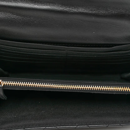 Versace Lambskin Quilted Medusa Wallet On Chain Crossbody Black 6 of 8