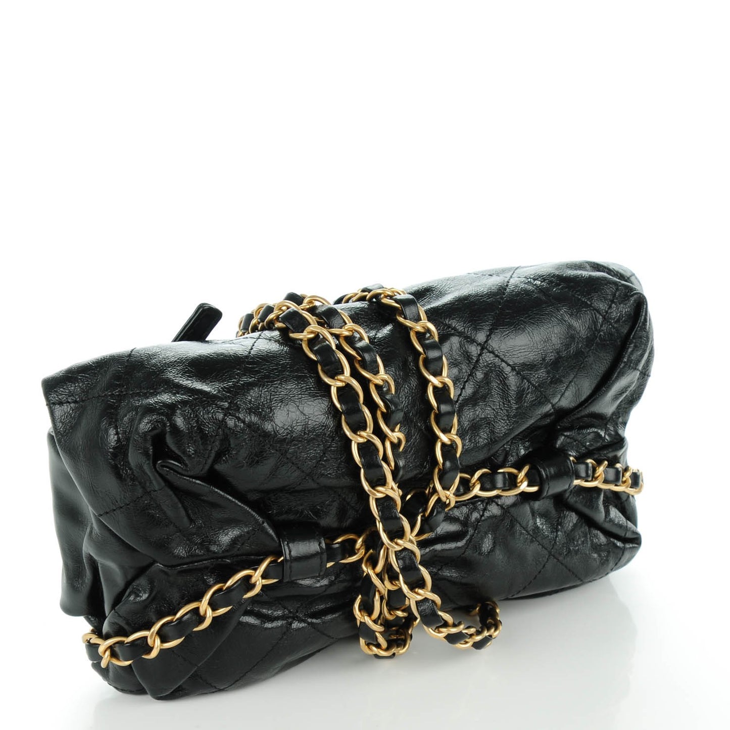 Calfskin Quilted Baluchon Black