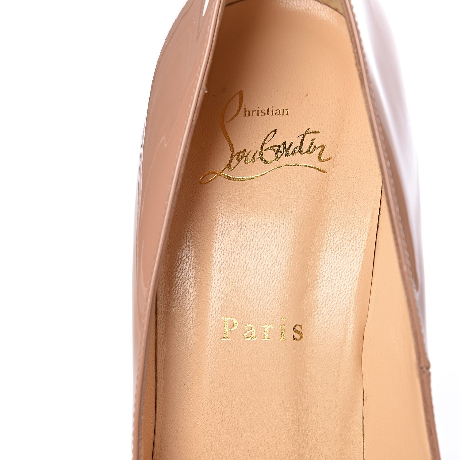 Christian Louboutin Patent Pigalle 120 Pumps 41 Nude 7 of 9
