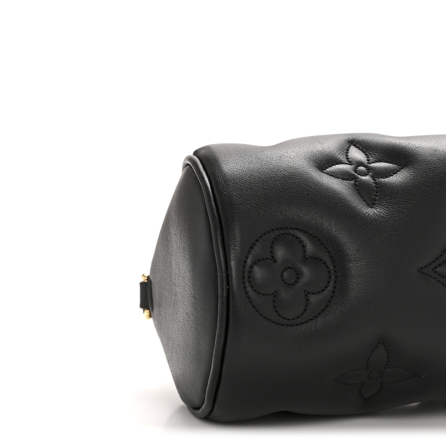 Calfskin Bubblegram Papillon BB Black