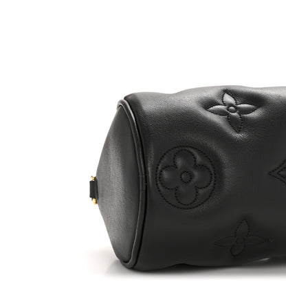 Louis Vuitton Calfskin Bubblegram Papillon BB Black 8 of 12