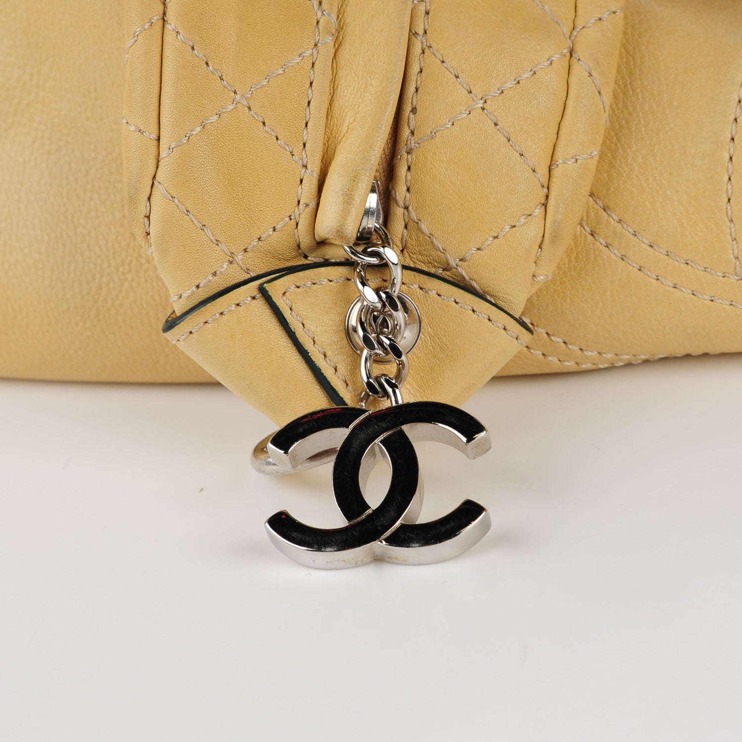 Chanel Lambskin Edgy Large Hobo Beige 9 of 10