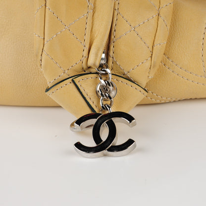 Chanel Lambskin Edgy Large Hobo Beige 9 of 10
