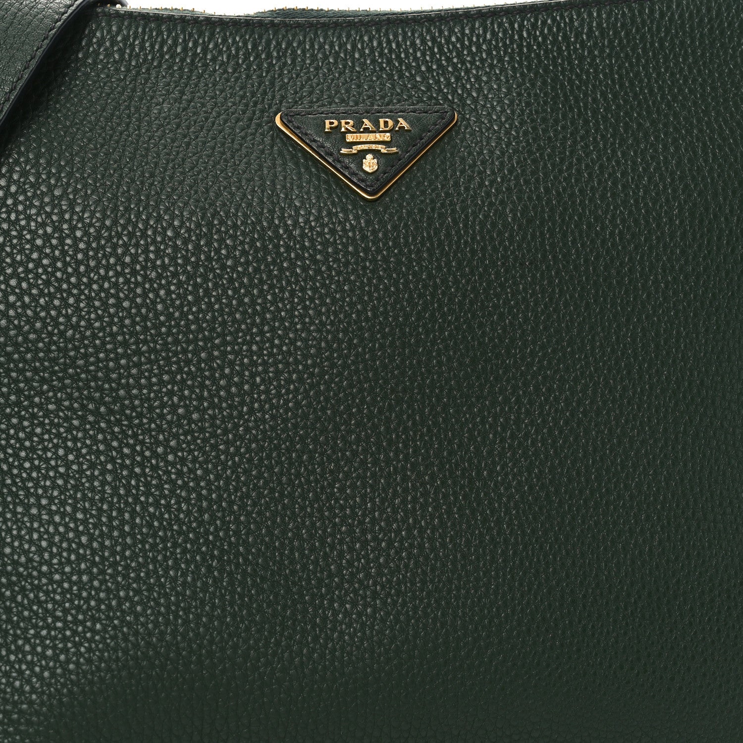 Prada Vitello Daino Shoulder Bag Foresta 7 of 9