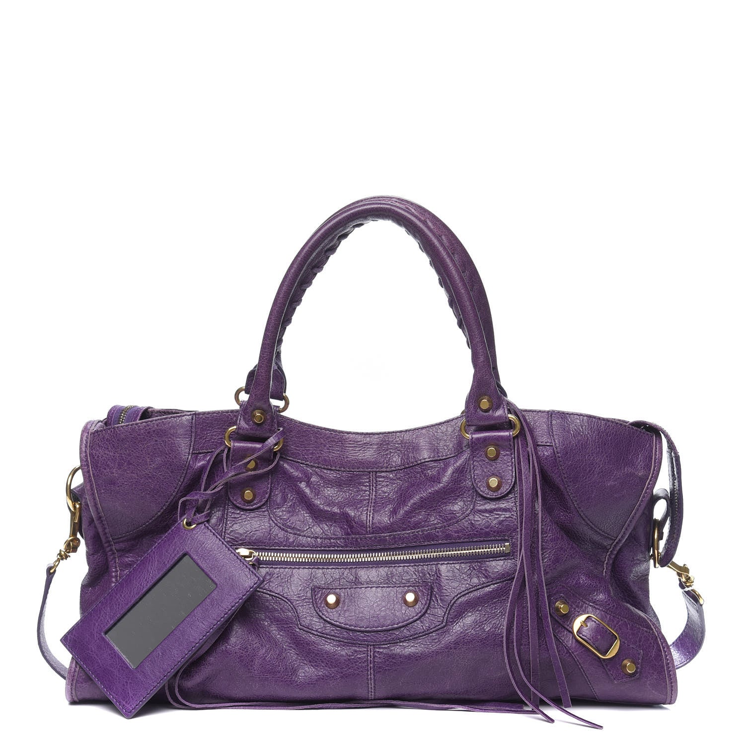 Balenciaga Agneau Classic Gold Hardware Part Time Dark Violet 1 of 9