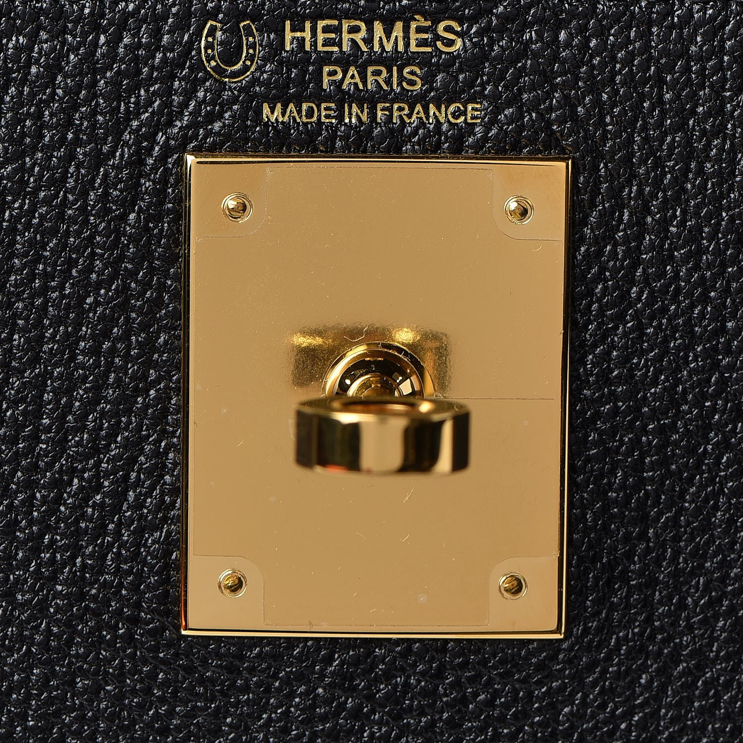 Hermes Chevre Mysore Horseshoe Kelly Sellier 28 Black Deep Red 25 of 36