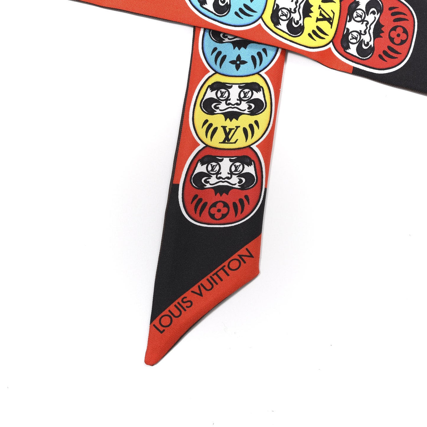 Silk Monogram Kabuki Stickers BB Bandeau Black