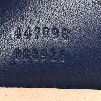 Gucci Calfskin Crystal Feather Embroidered Large Dionysus Hobo Dark Blue 9 of 11