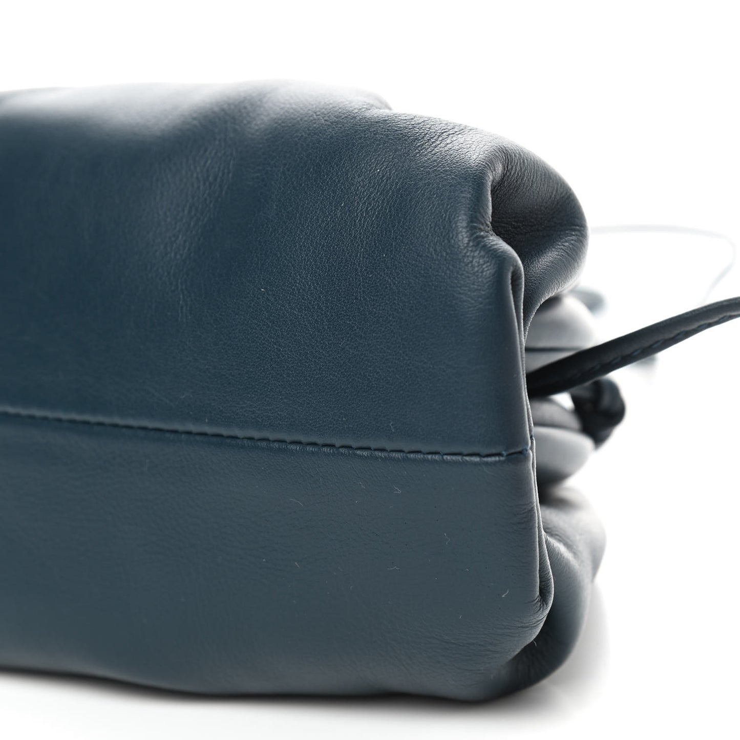 Butter Calfskin The Mini Pouch Deep Blue