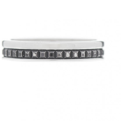 Boucheron 18K White Gold PVD Quatre Black Edition Wedding Band Ring 56 7.75 3 of 7