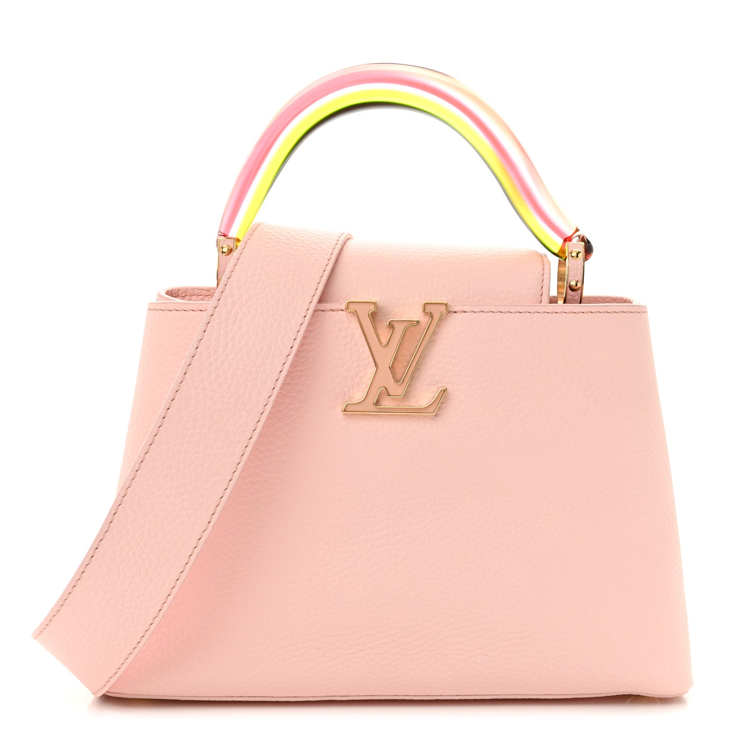 Louis Vuitton Taurillon Resin Murano Capucines BB Rose Jasmin 1 of 11