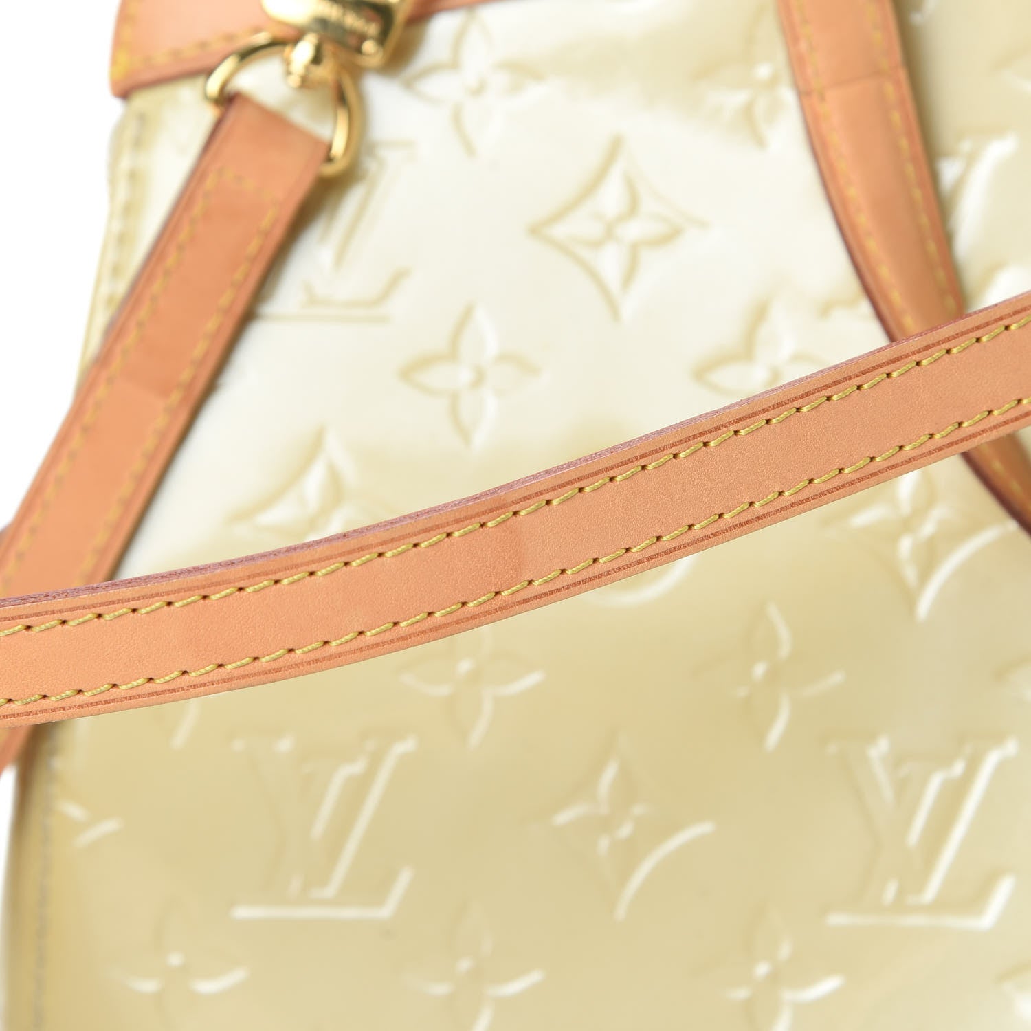 Louis Vuitton Vernis Brea MM Blanc Corail 15 of 15