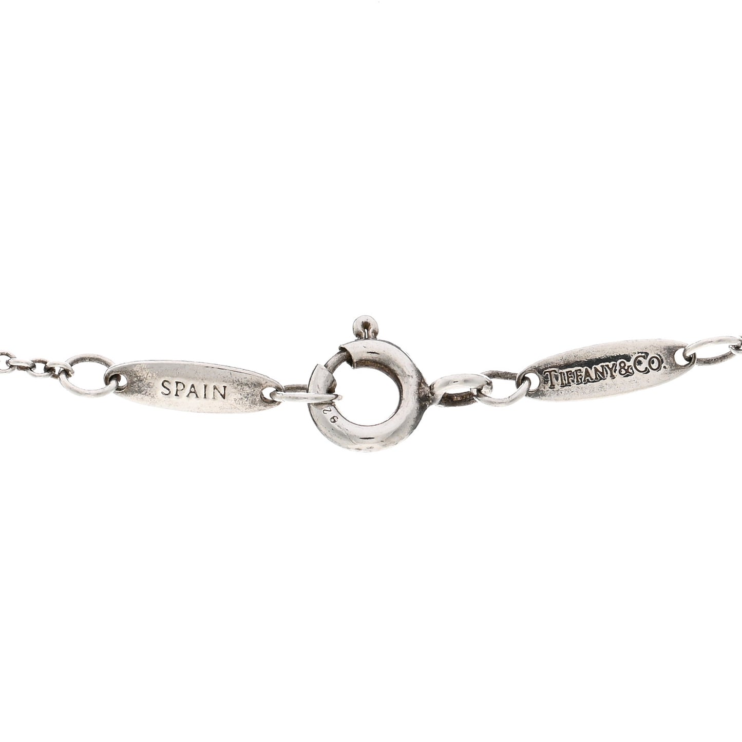 Sterling Silver Elsa Peretti Letter S Pendant Necklace