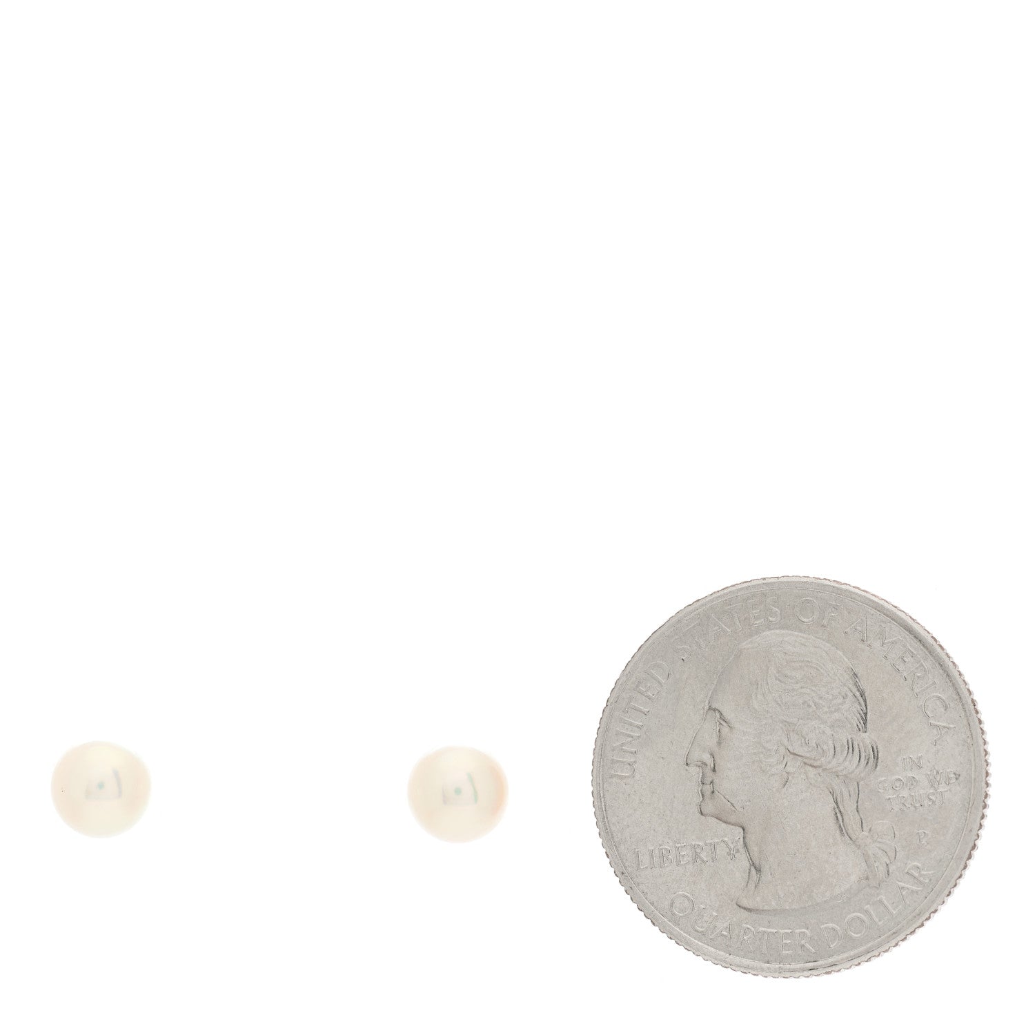 Mikimoto 18K White Gold Akoya Pearl 5.5-6mm Stud Earrings 2 of 4